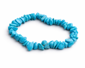 Pulseira Elisa Pedras Azuis Turquesa