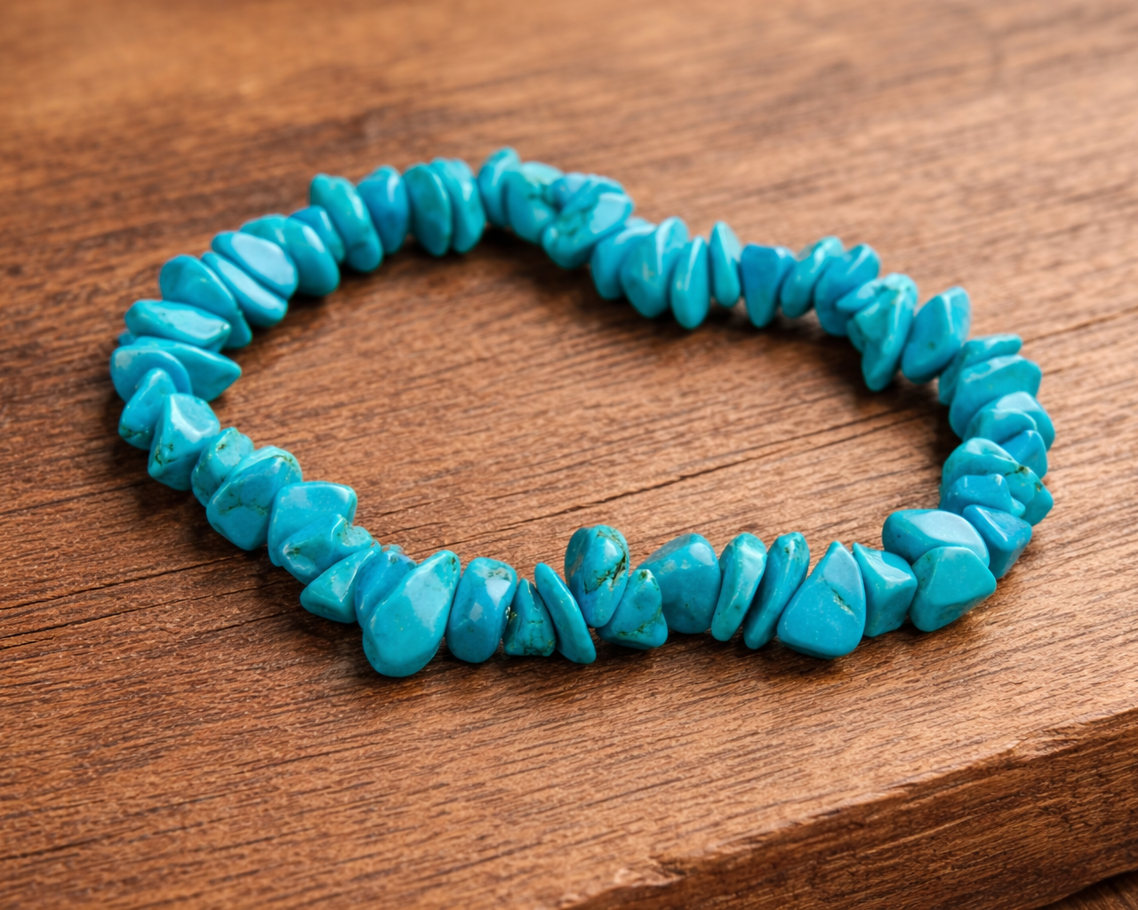 Pulseira Elisa Pedras Azuis Turquesa - Image 2