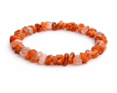 Pulseira Elisa de Pedras vermelho agata Fifour