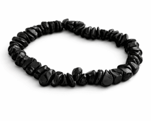 Pulseira de pedras preta fifour