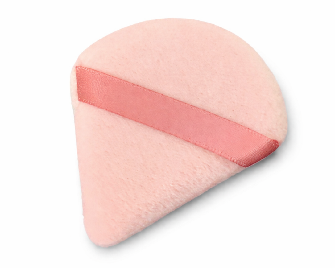 Puffs de Pó Triangular FIFOUR ROSA CLARO