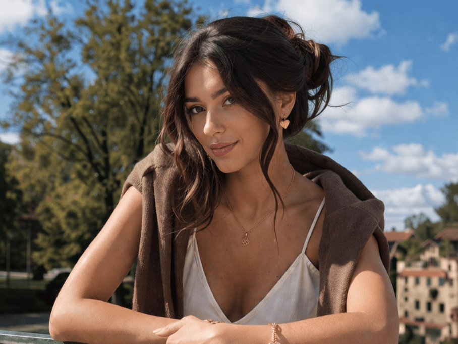 Colar Areta em Aço Inoxidável - Banho Ouro 18k