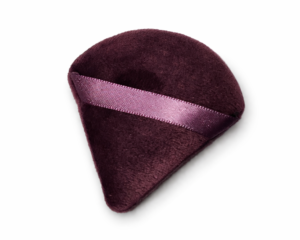Puffs de Pó Triangular FIFOUR roxo escuro