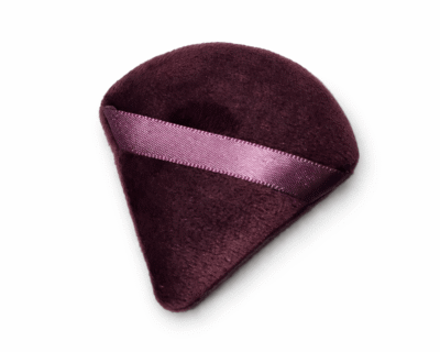 Puffs de Pó Triangular FIFOUR roxo escuro