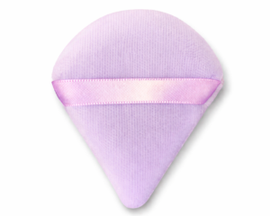 Puffs de Pó Triangular LILAS