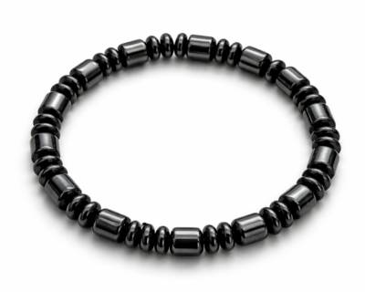 Pulseira de Energética Obsidiana Estilo Moderno